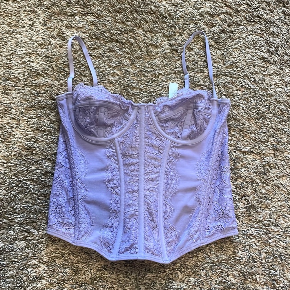 Urban Outfitters purple corset top